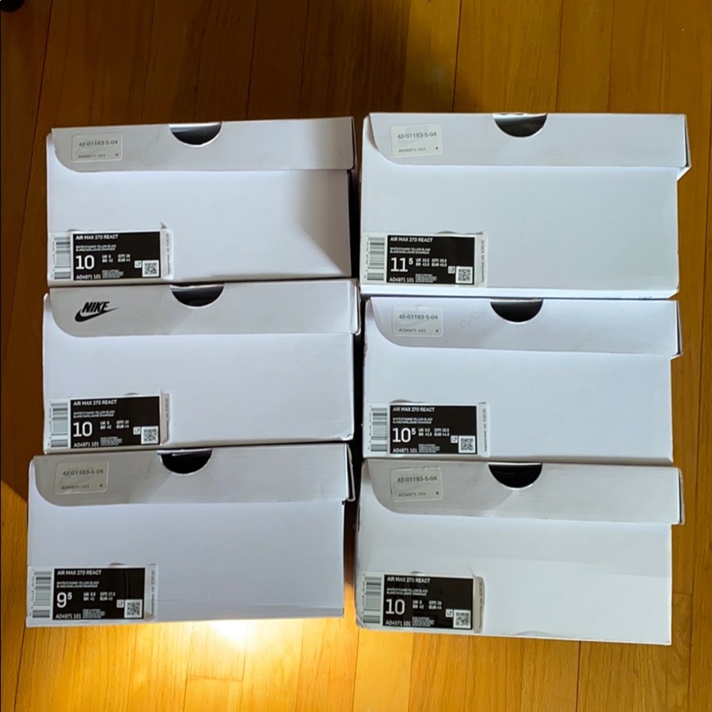 🦄Nike Air Max 270 React🦄 (BRAND NEW) - Picture 7 of 8